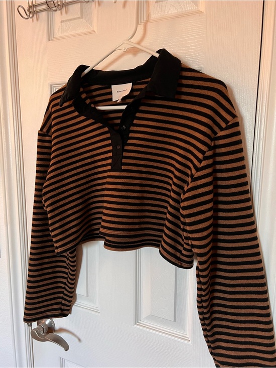 Reformation Sweaters - Ref rugby cropped polo